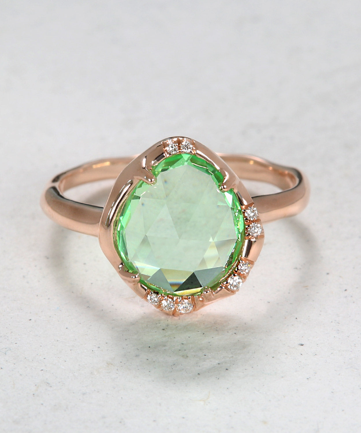 Aphenos Teal Sapphire Ring