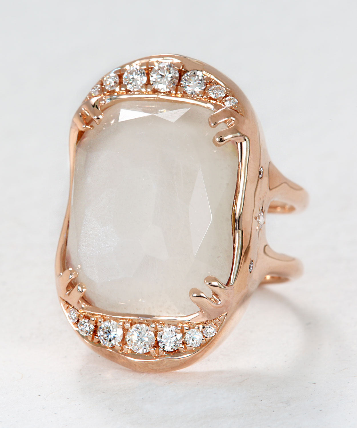 Galactic Moonstone Ring