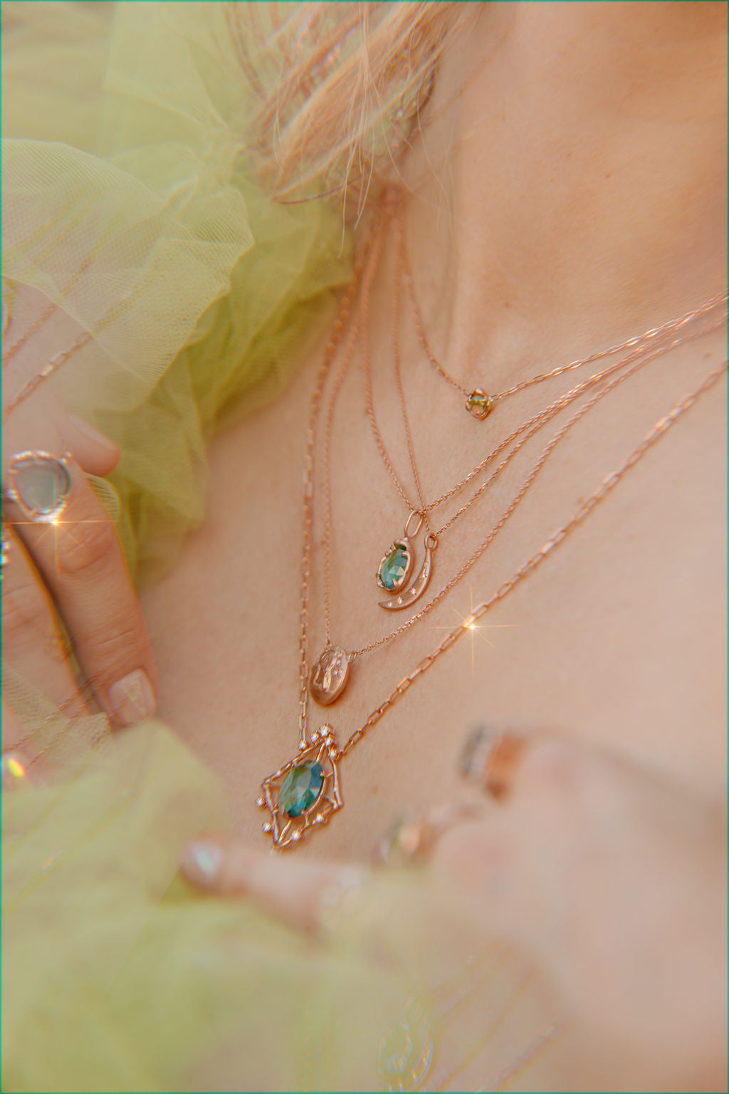 Celestial Halo Burst Necklace