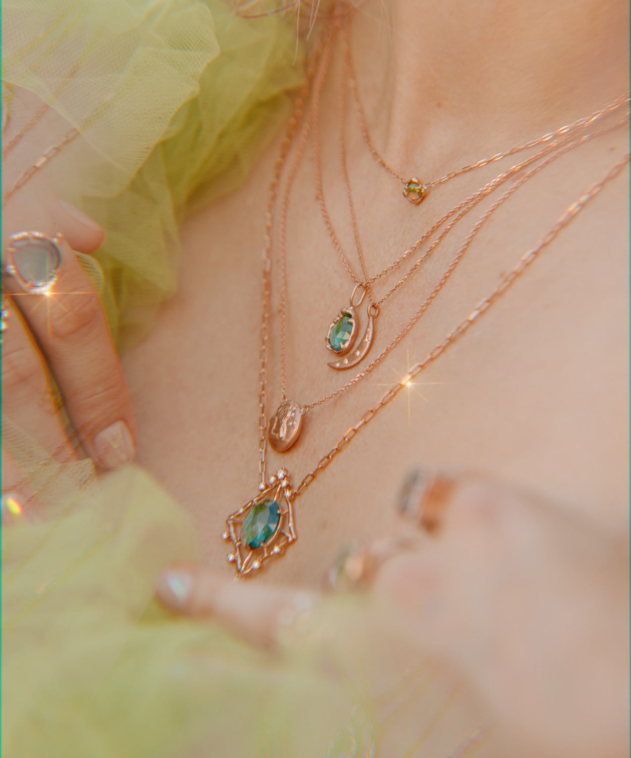 Oceanic Light Necklace