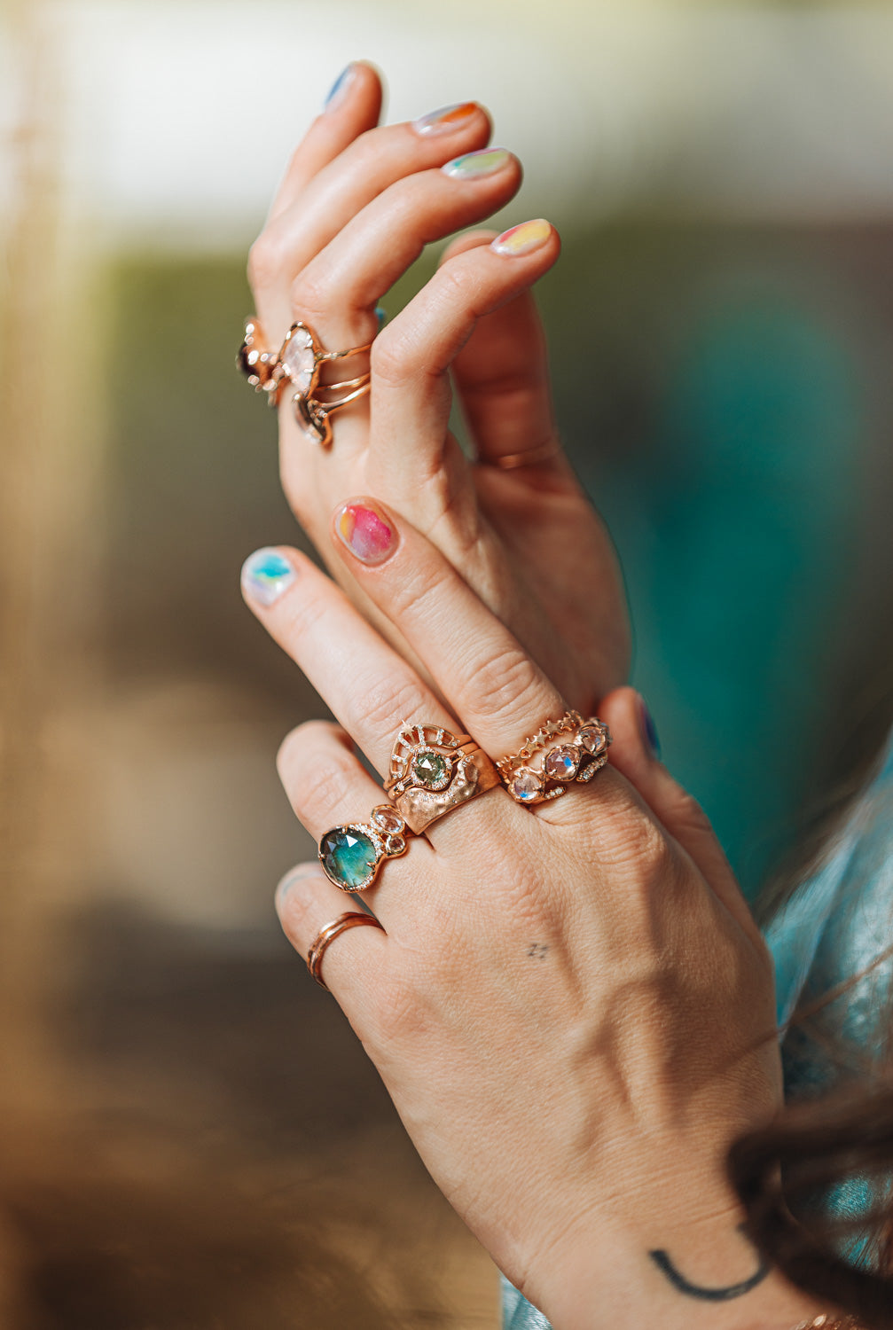 Glittering Lunar Orbit Ring