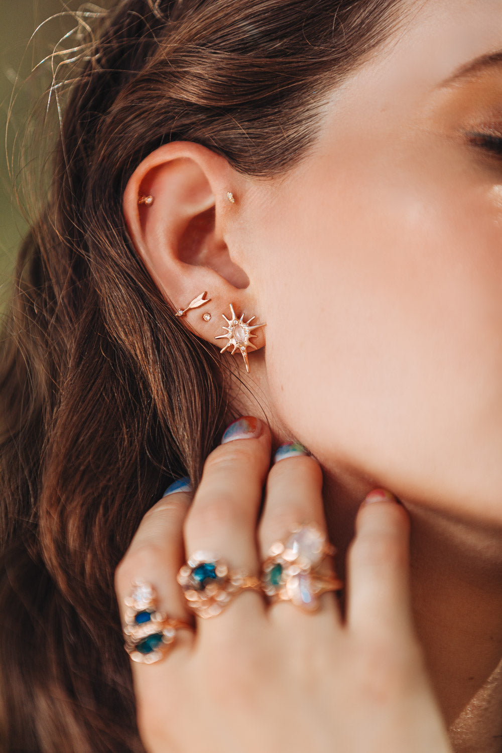 Happy Starburst Earring