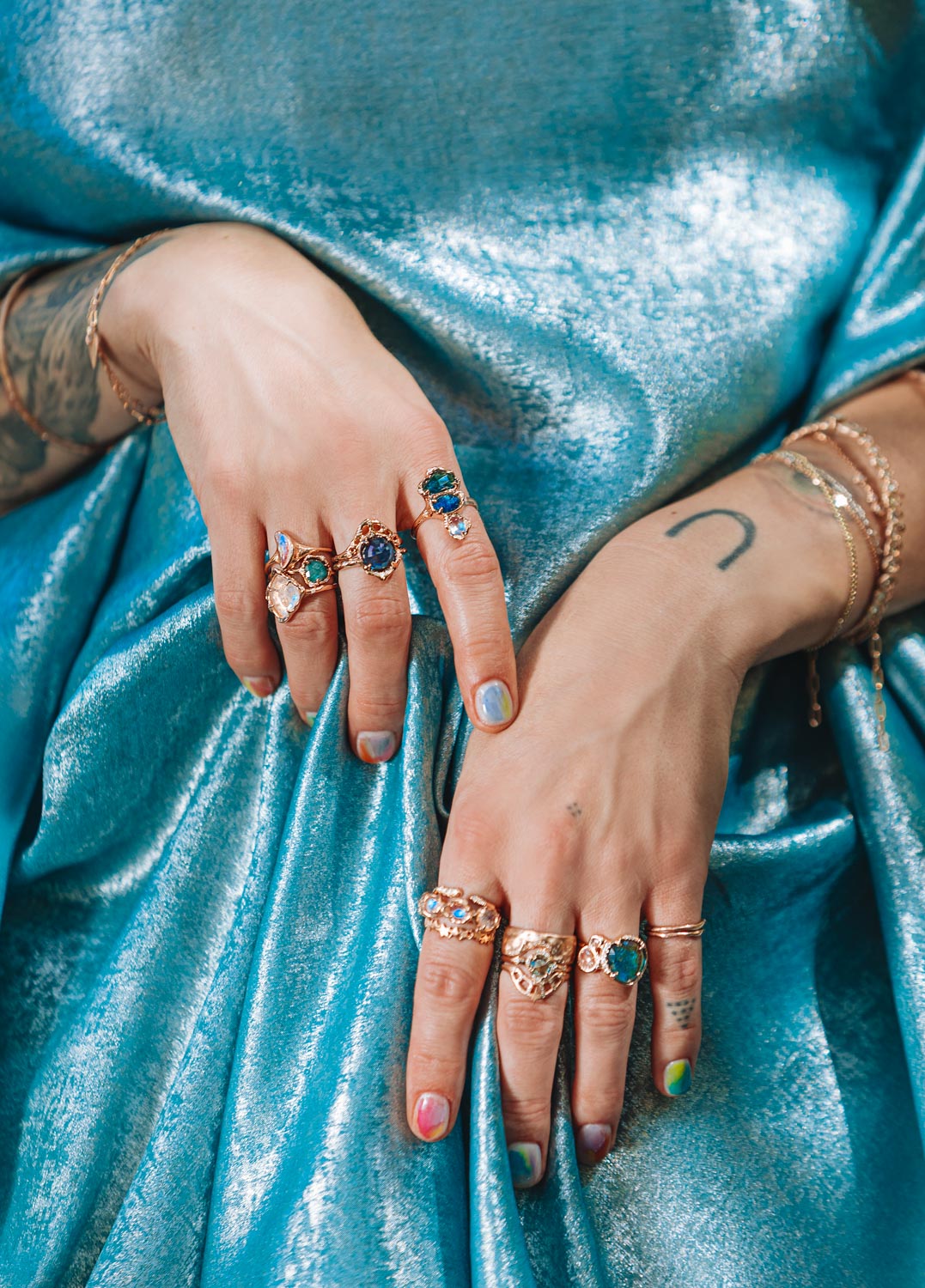 Infinite Love Green Sapphire Ring