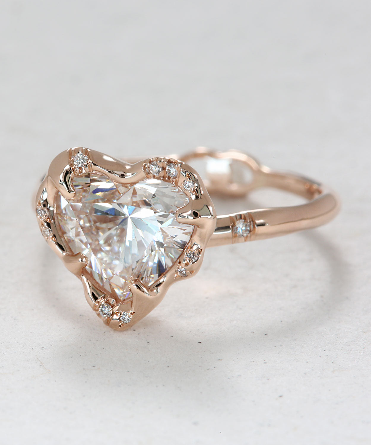 Infinite Love Heart Shape Diamond Ring