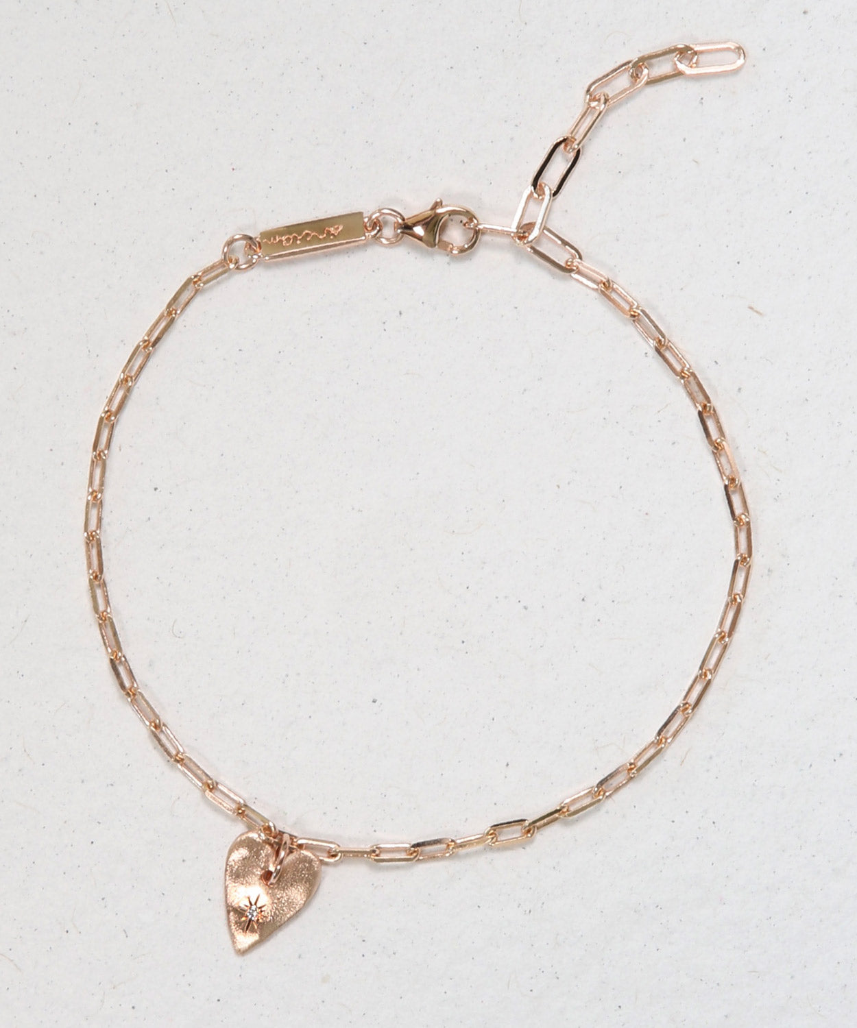 Little Heart Plate Bracelet