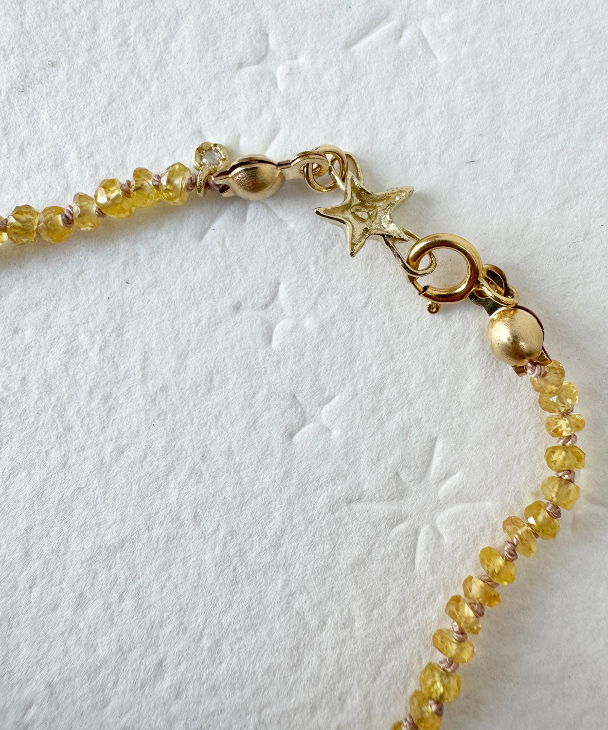 Luminous Yellow Sapphire Bead Bracelet