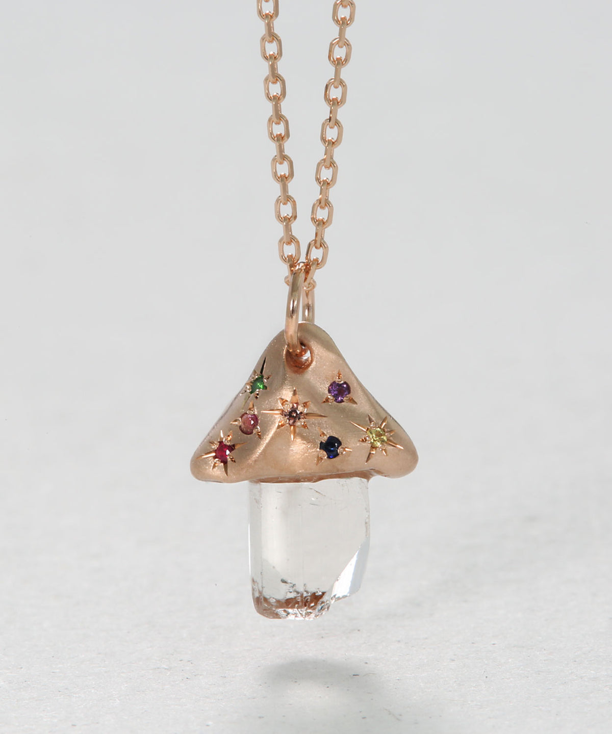Magic Crystal Mushroom Necklace