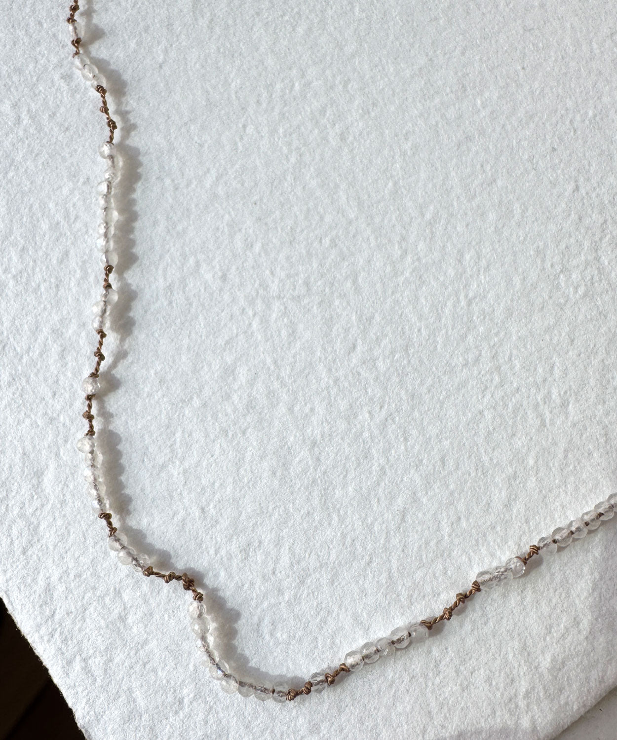 Moonstone Constellation Faceted Bead Necklace