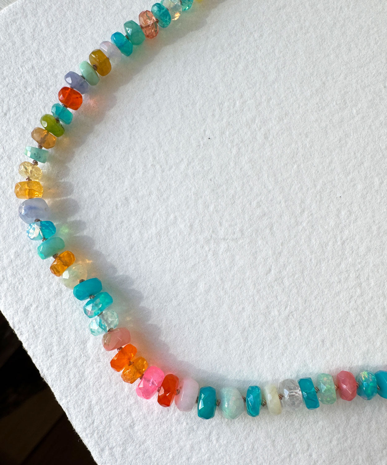 Ocean Candy Ethiopian Opal Bead Necklace