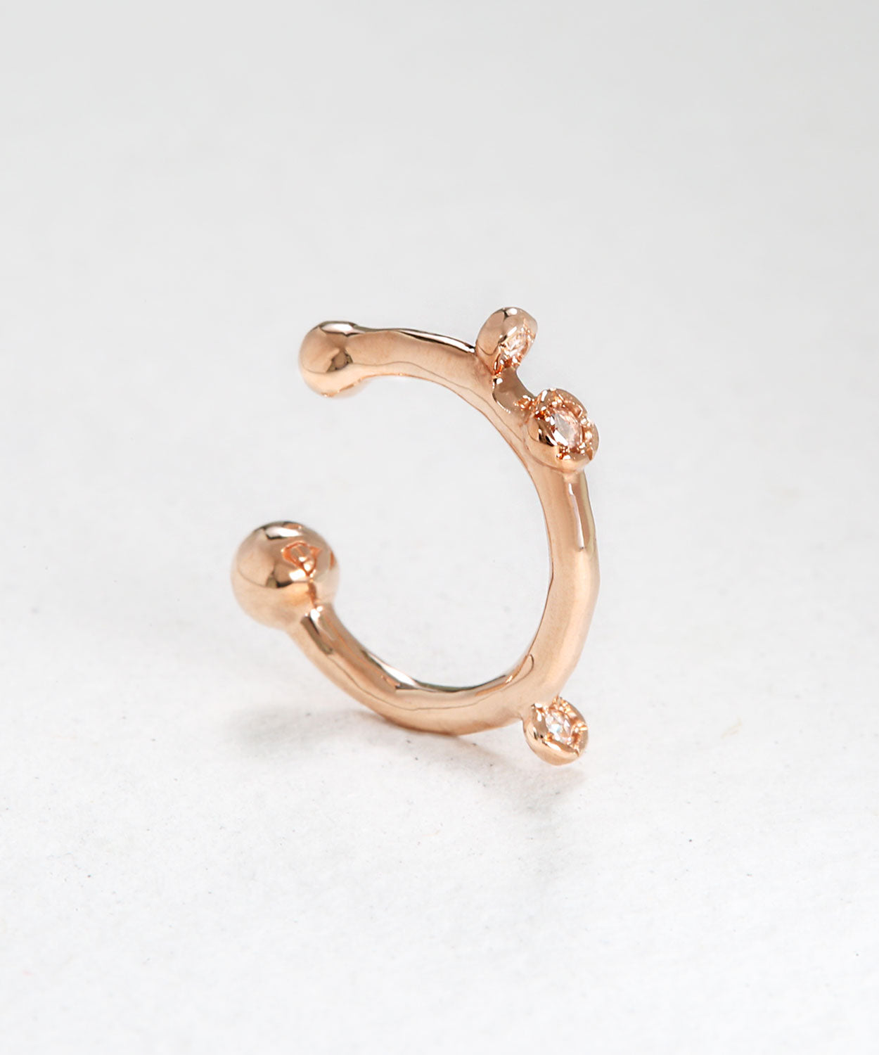 Rose Cut Diamond Ear Hug