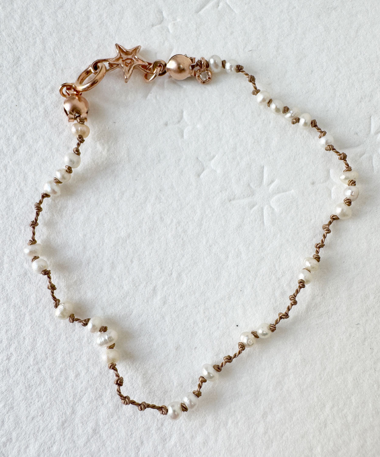 Staggered Mini Pearl Bracelet