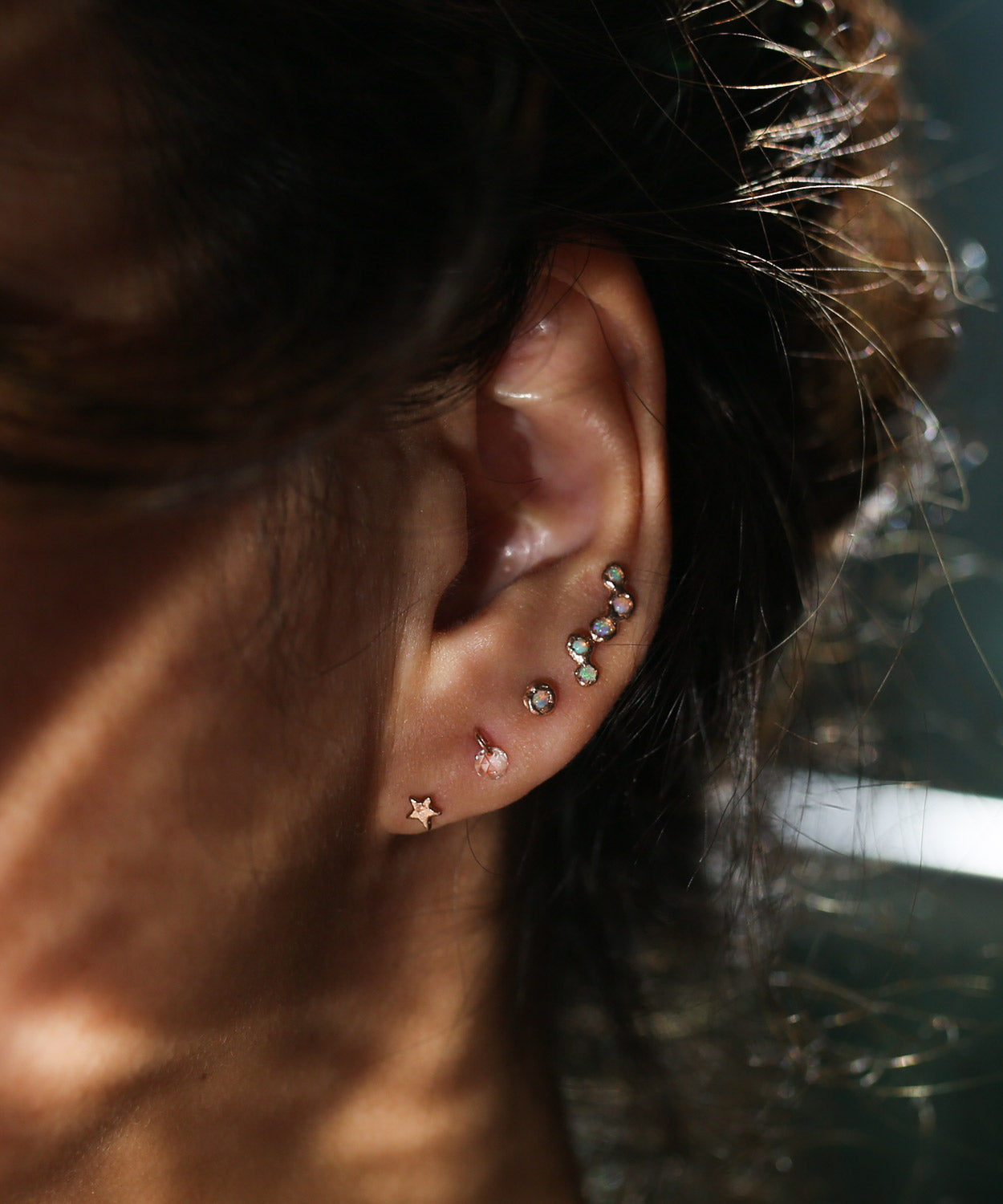 Floating Diamond Stud