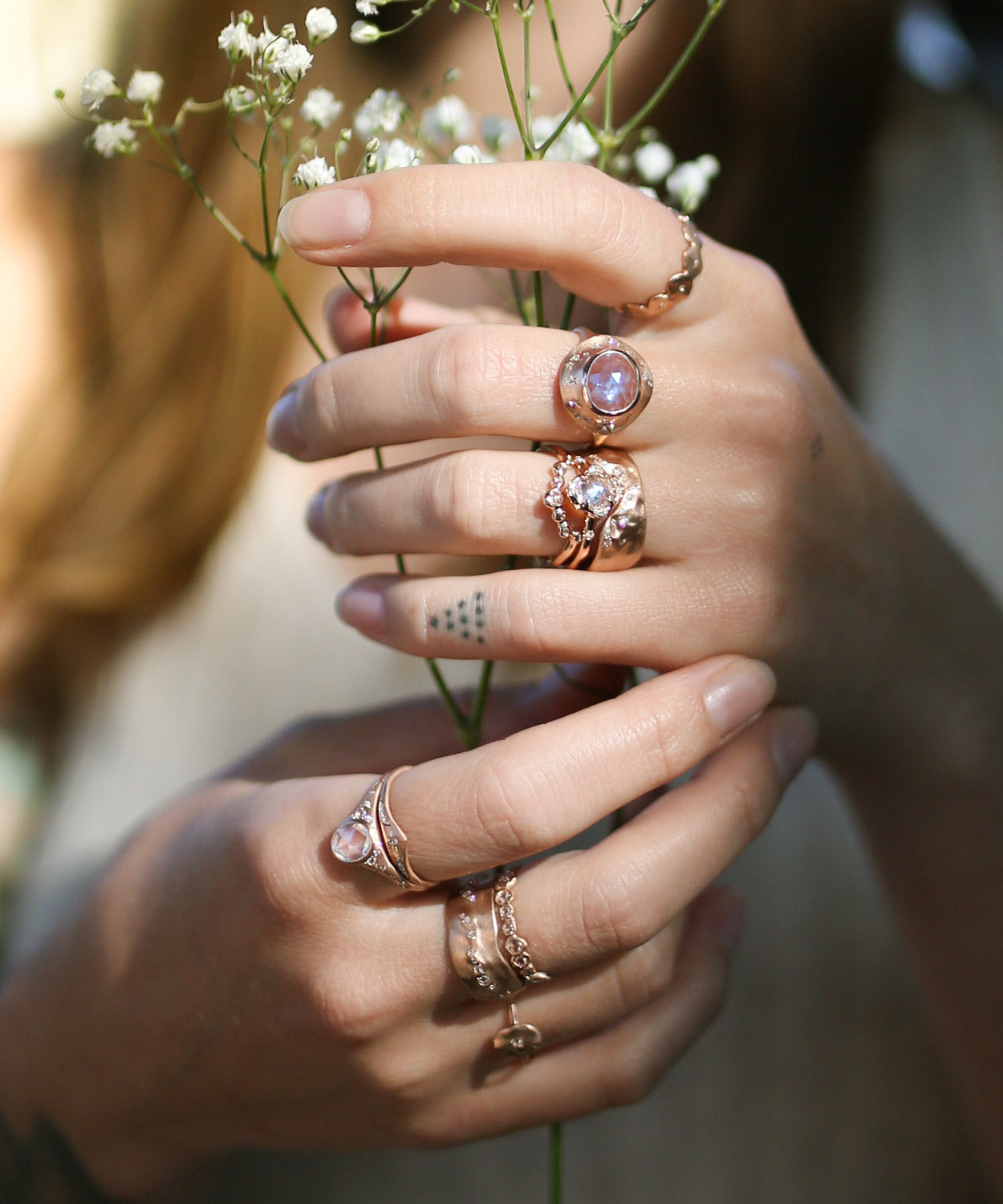 Illuminating Diamond Stacking Band