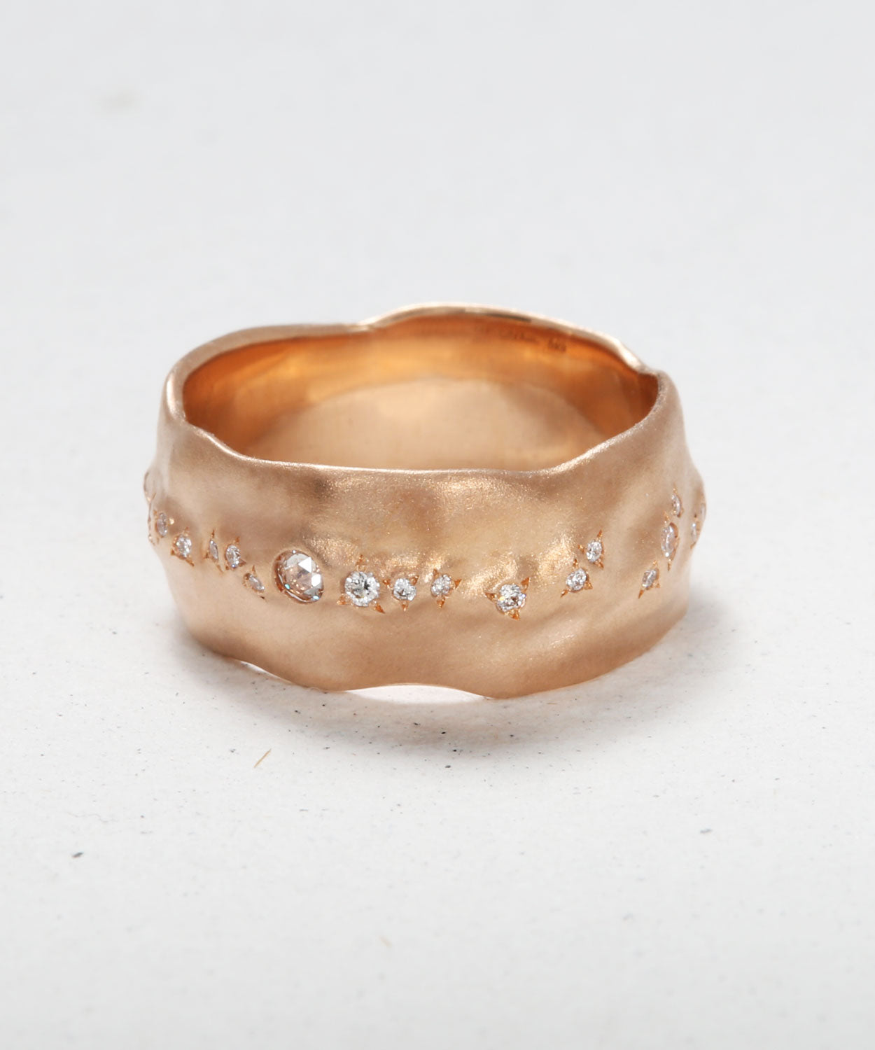 Flowing Diamond Eternity Band