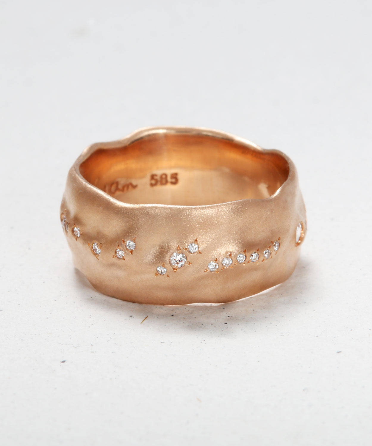 Flowing Diamond Eternity Band