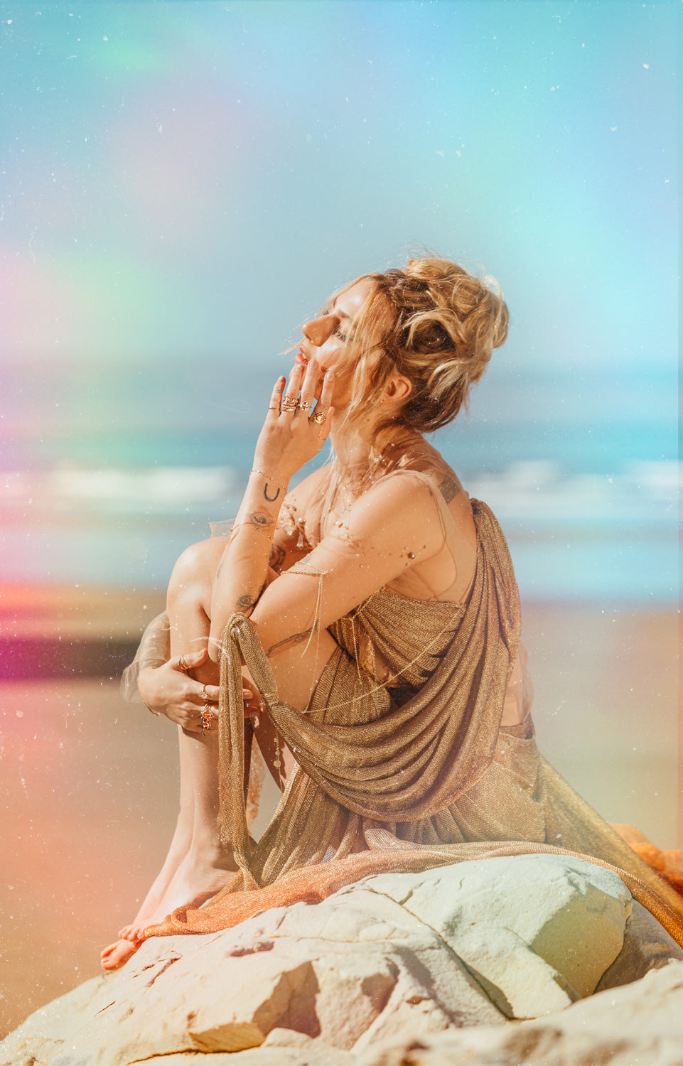 Rose Cut Diamond Earrings