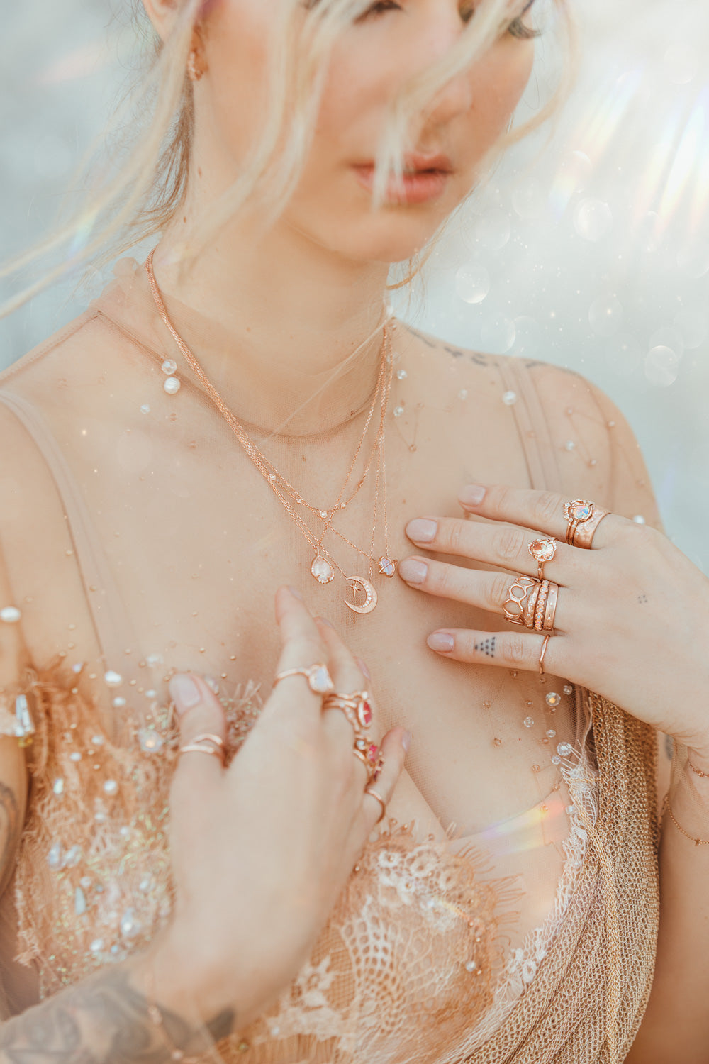 Starry Moon Necklace