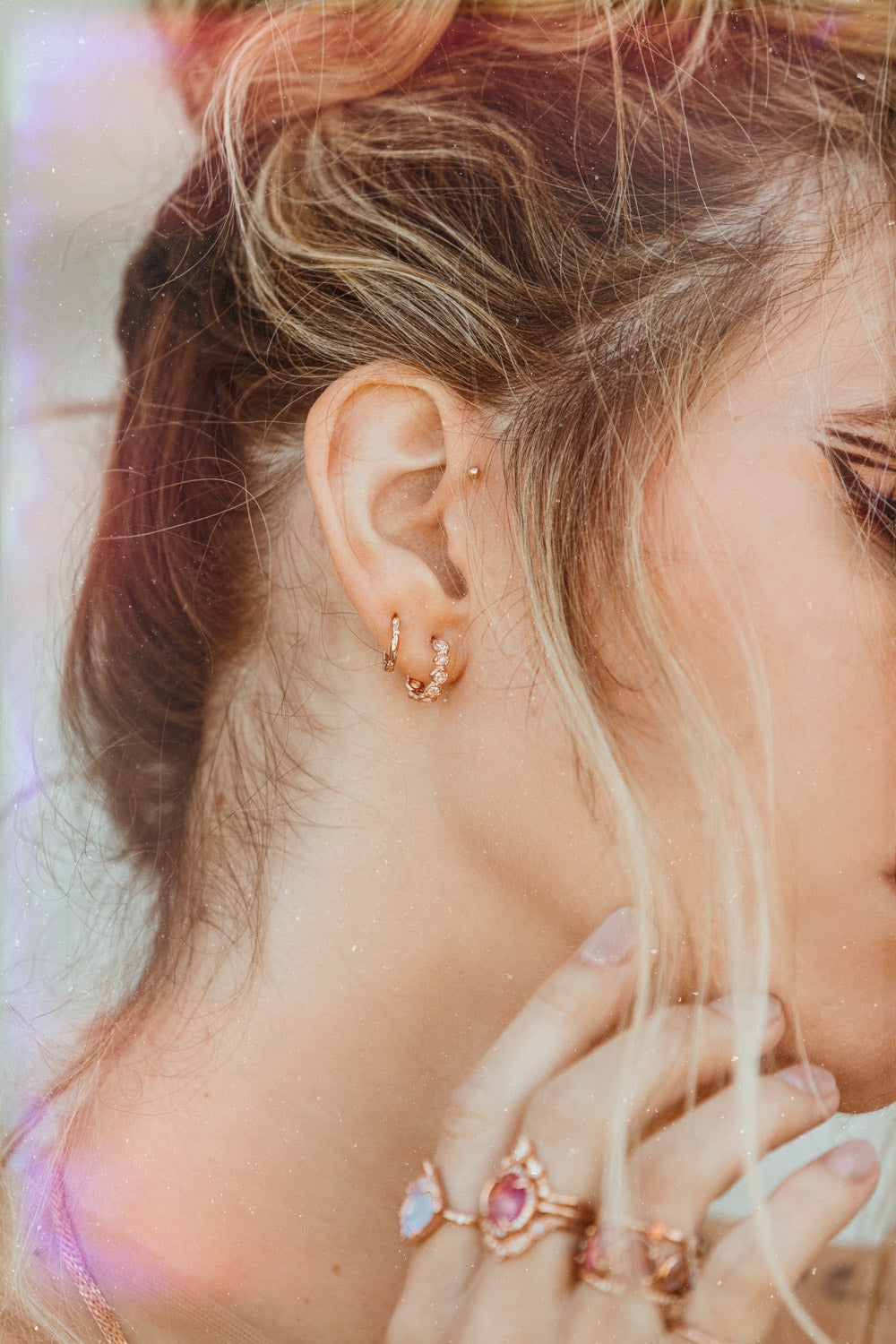 Melted Hoop Earrings