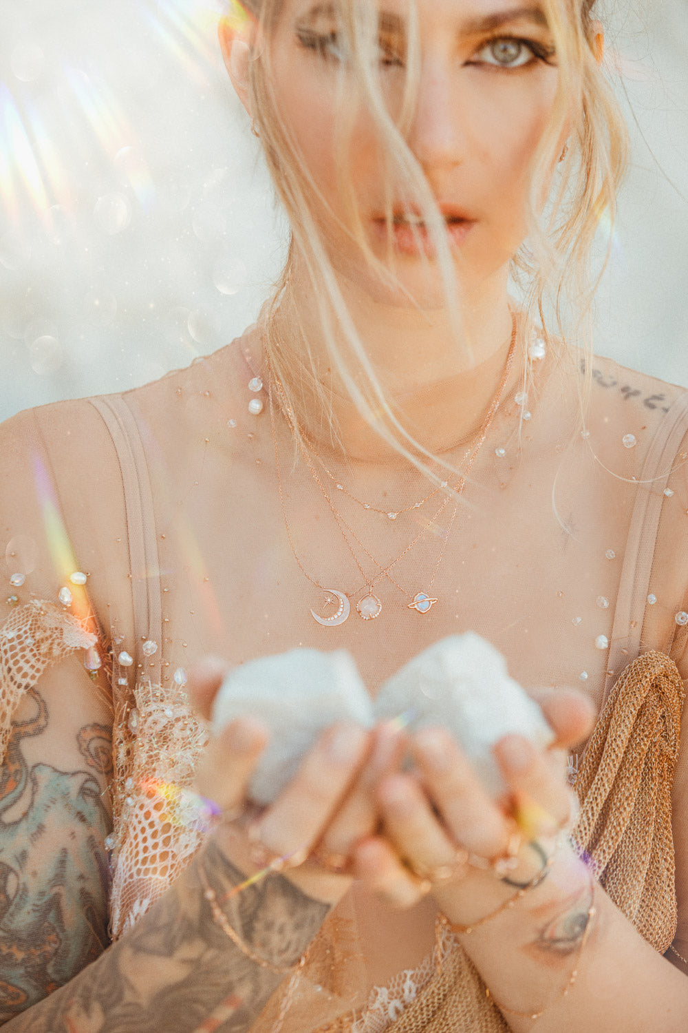 Starry Moon Necklace