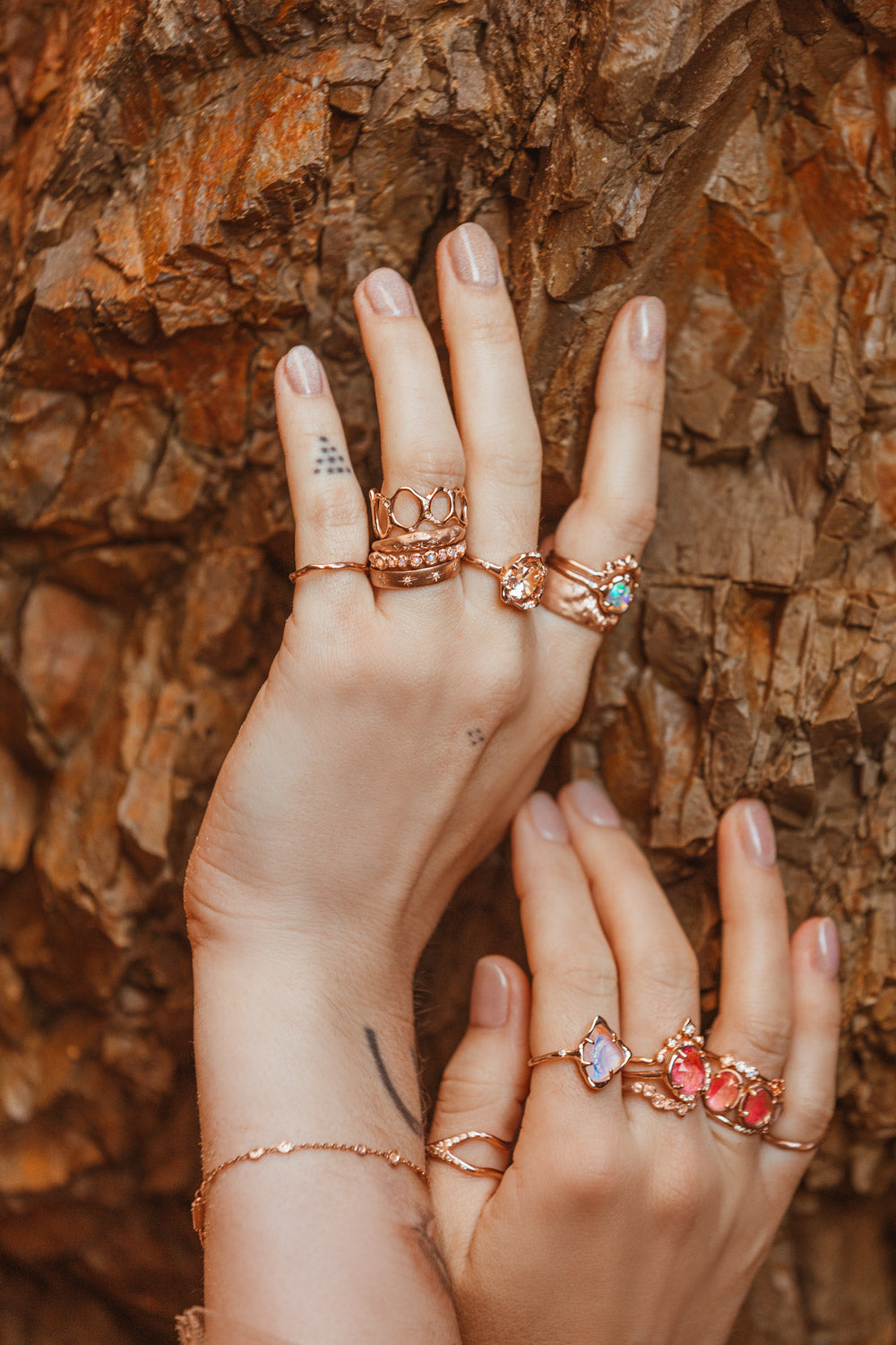 Sculpted Wheel Ring