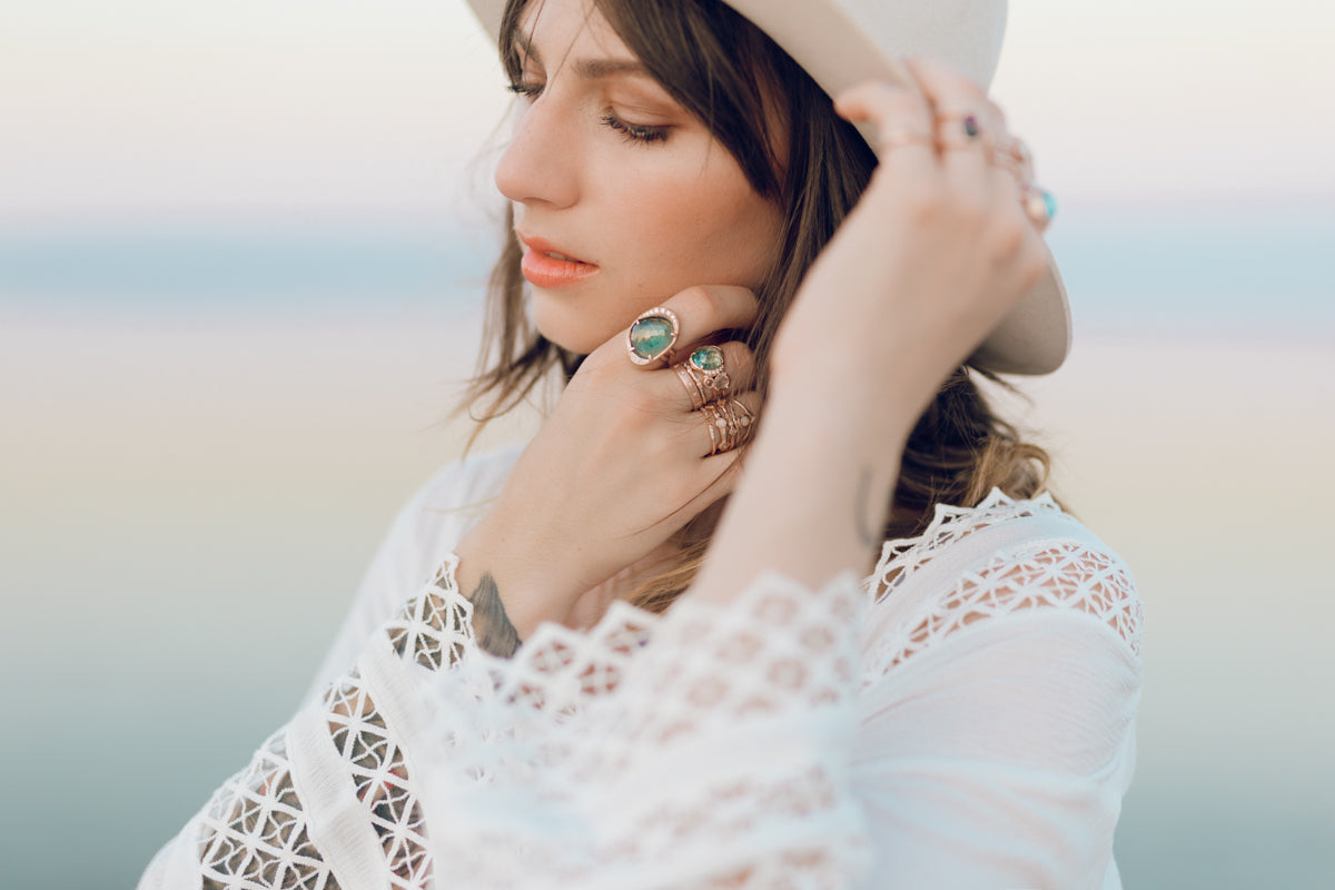 Cuff Chained Ring