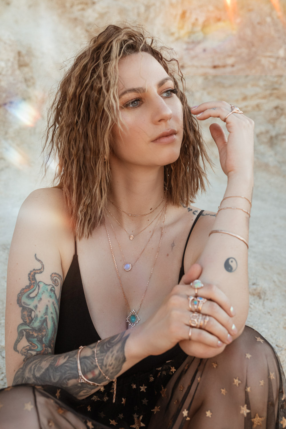 Celestial Halo Burst Necklace