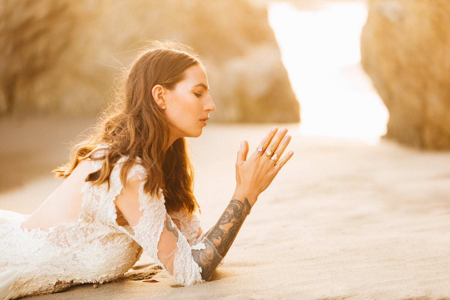 Blue Tourmaline Drop Earrings