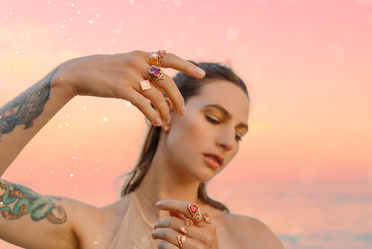 Third Eye Pyramid Ring
