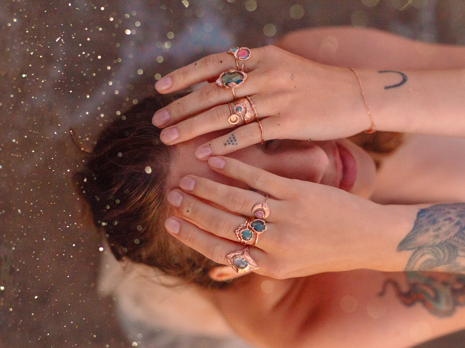 Little Moon Plate Ring