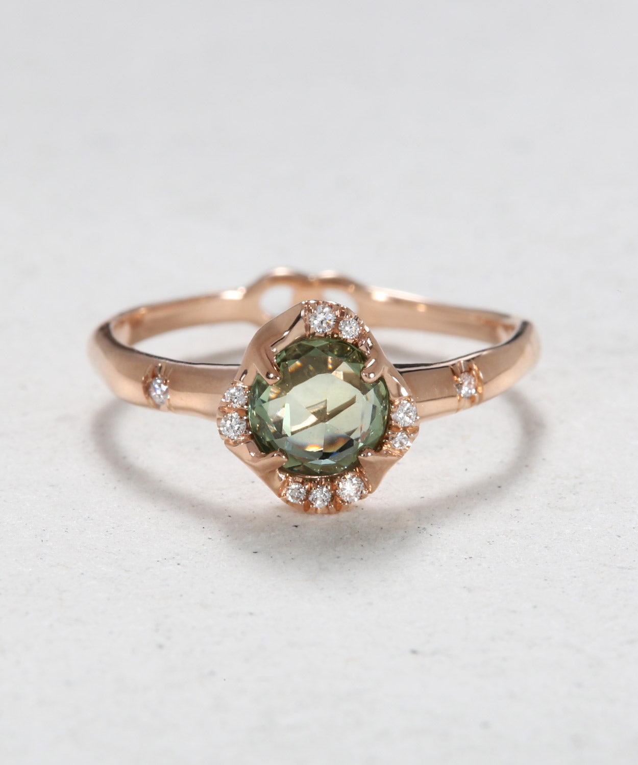 Infinite Love Green Sapphire Ring