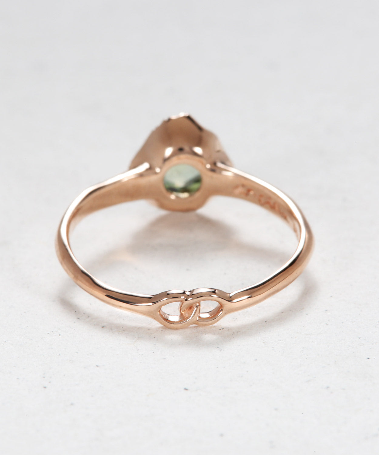 Infinite Love Green Sapphire Ring