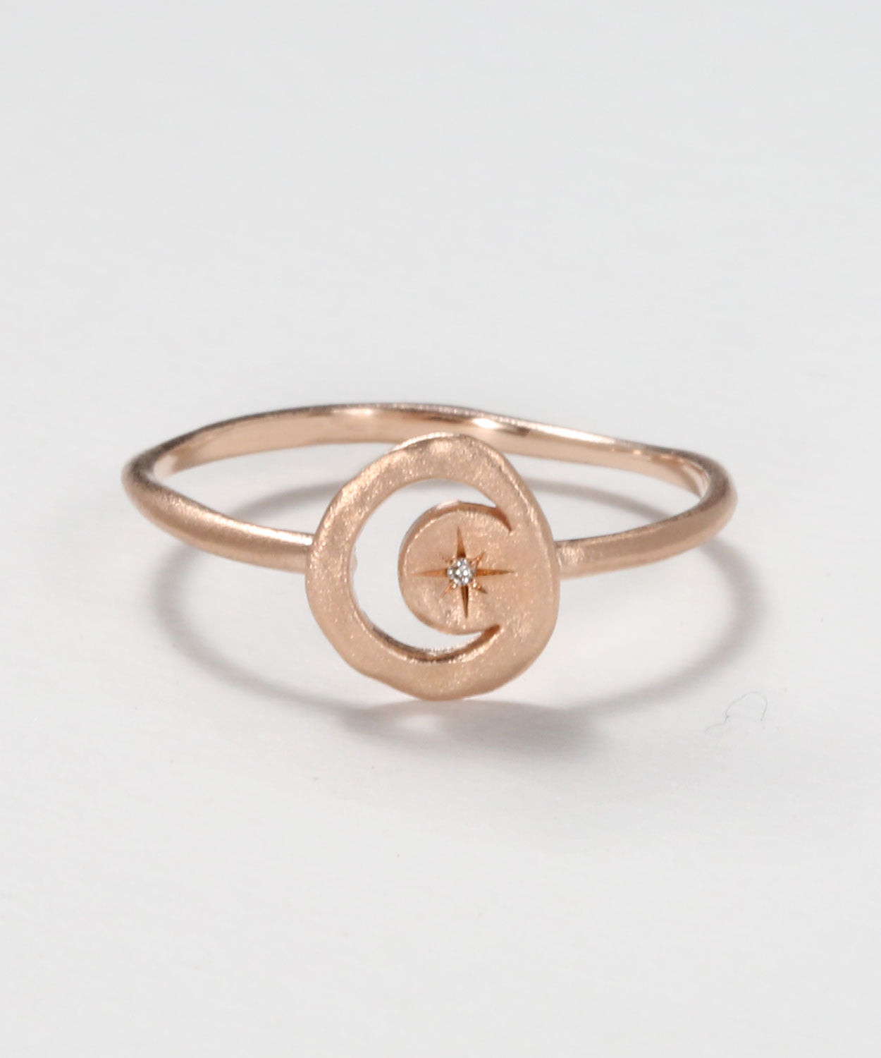 Little Moon Plate Ring