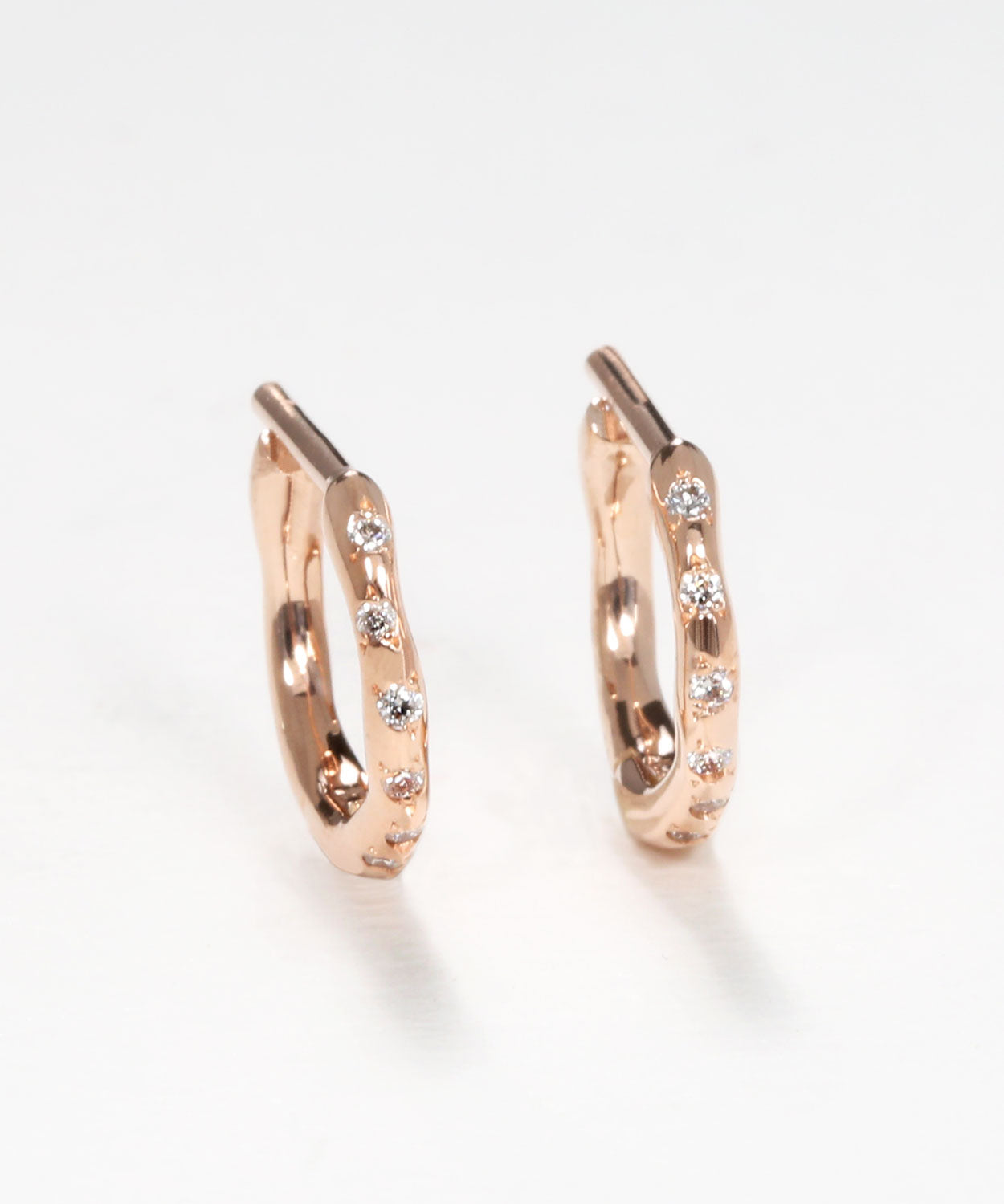 Melted Hoop Earrings