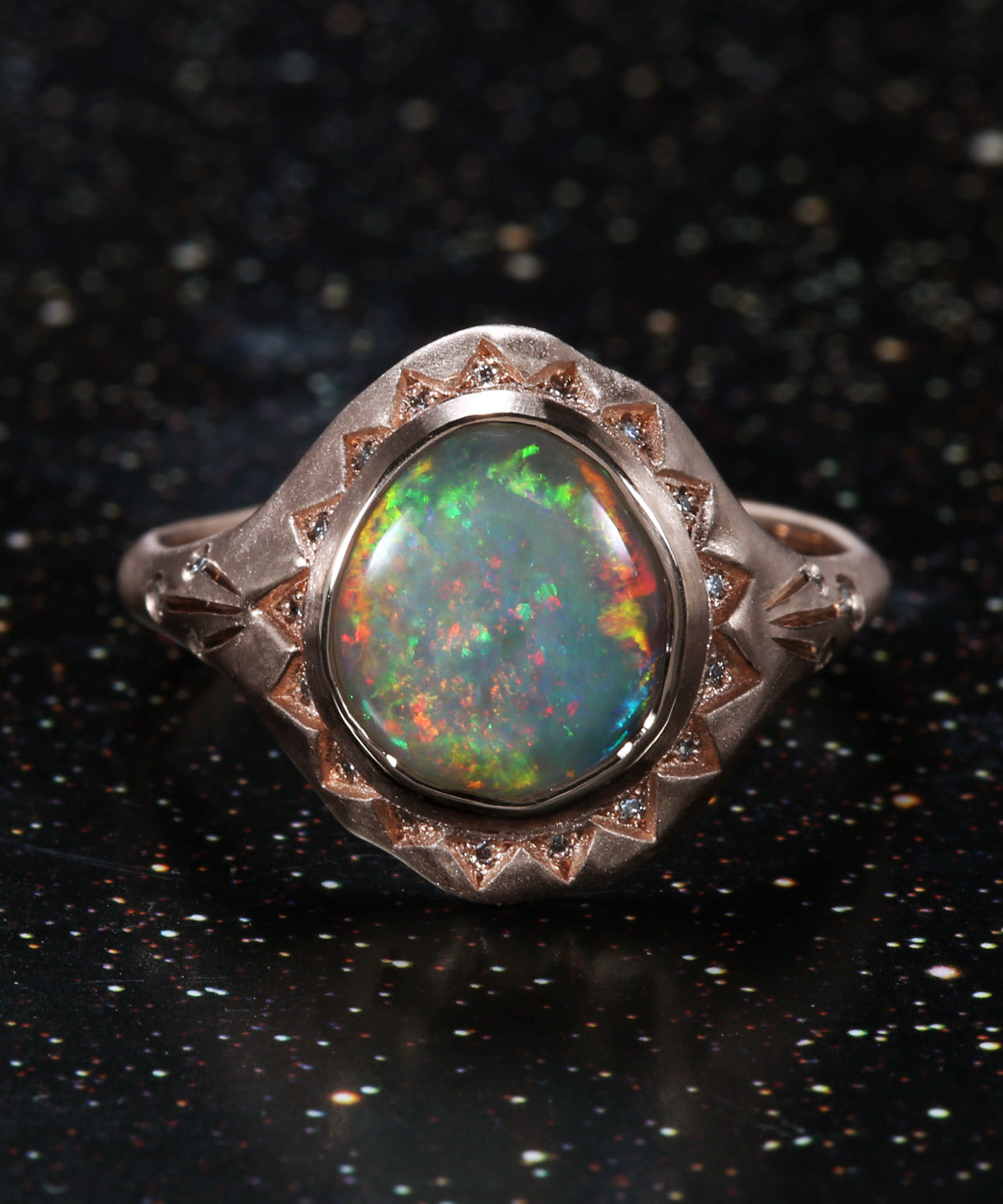 My Sunshine Galactic Sky Opal Ring