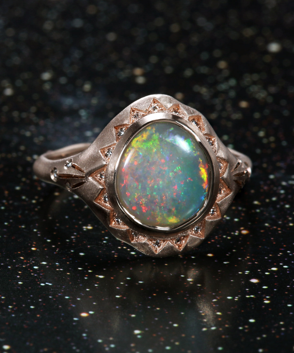 My Sunshine Galactic Sky Opal Ring