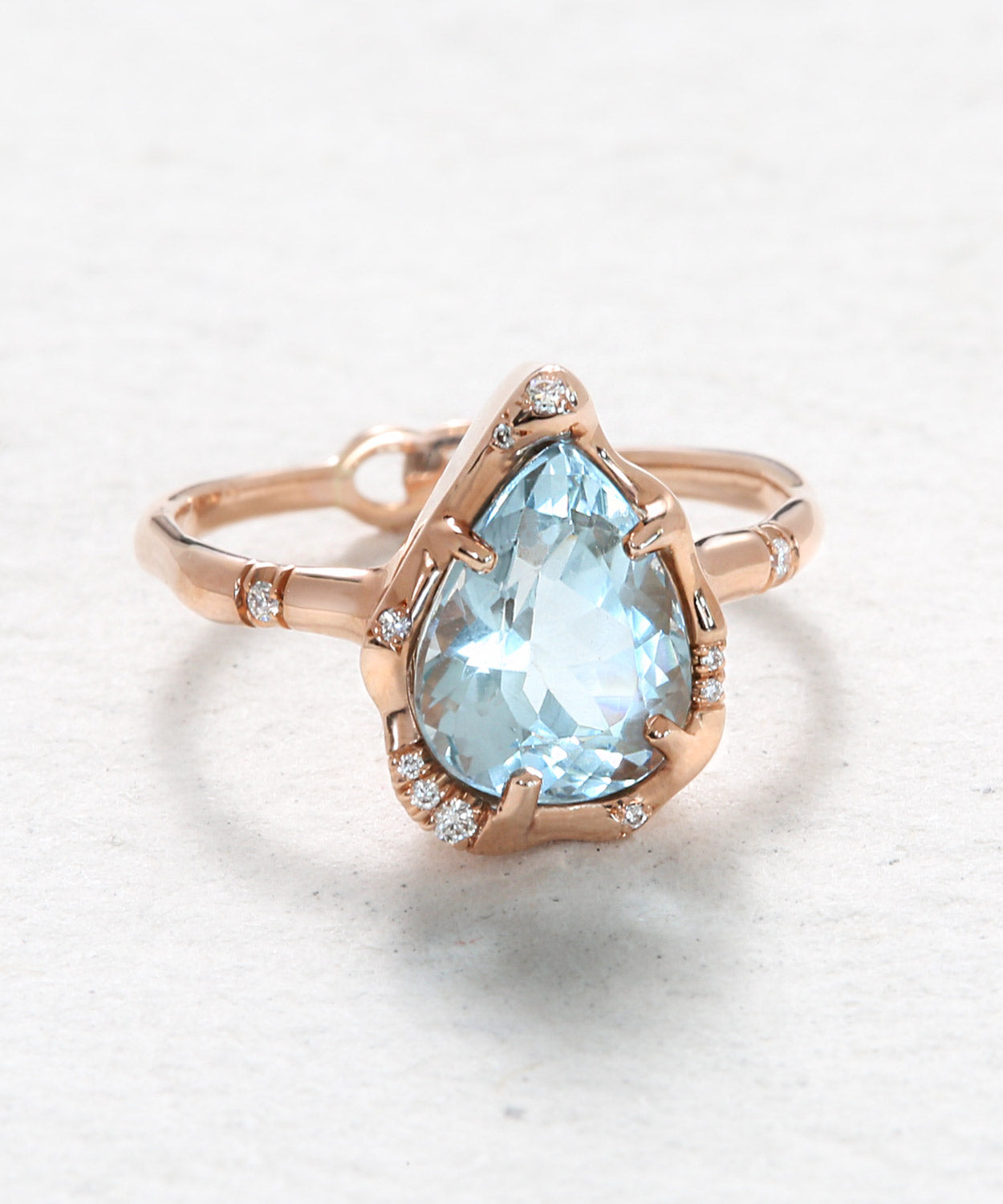 Infinite Love Aquamarine Ring