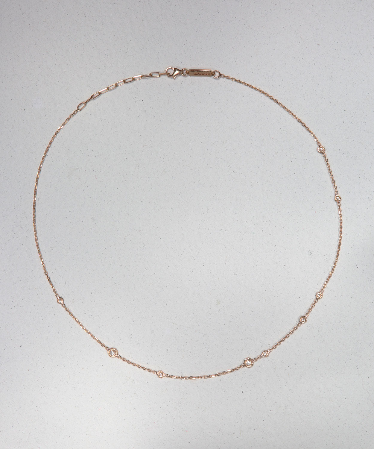 Rose Cut Diamond Choker