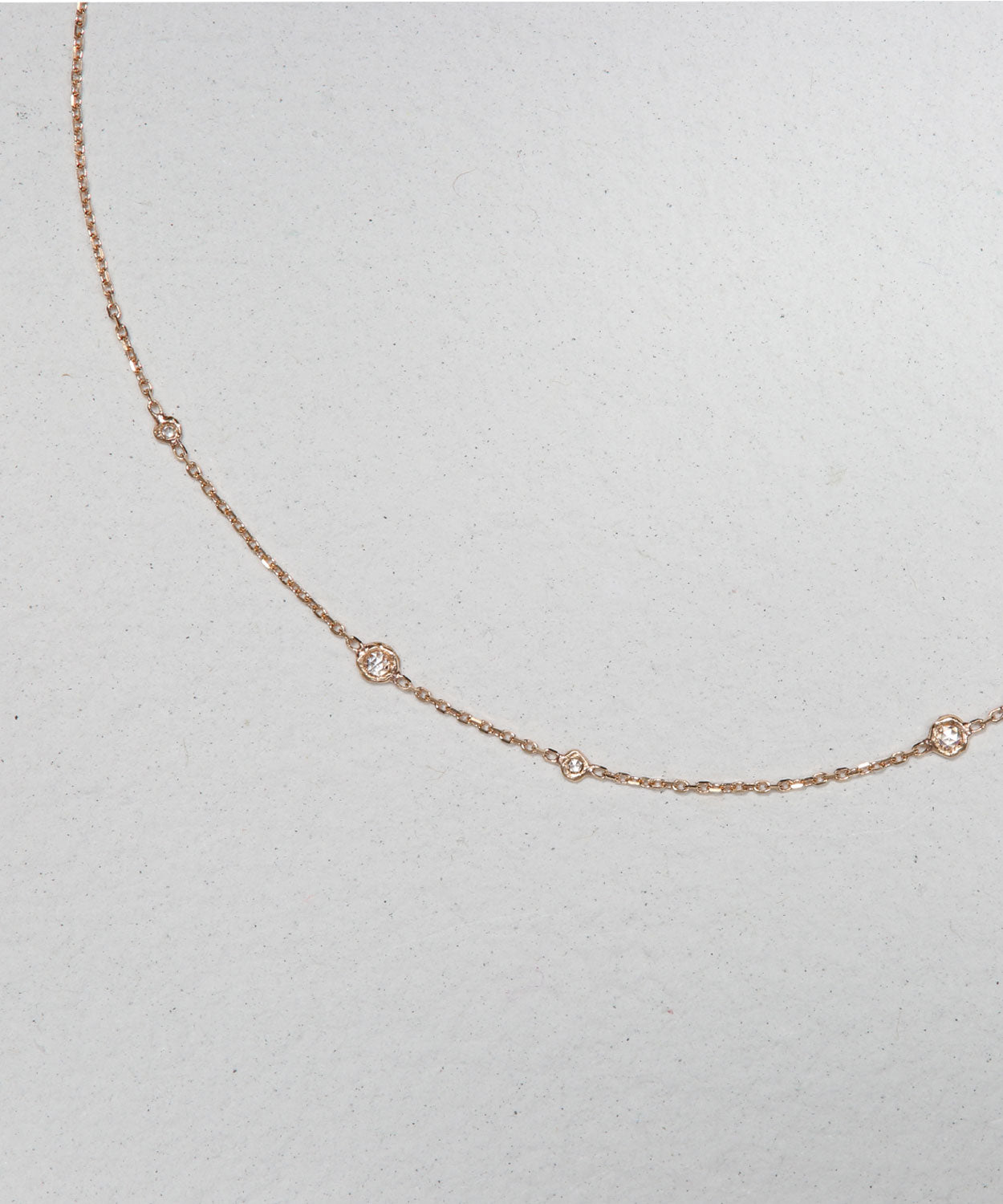 Rose Cut Diamond Choker
