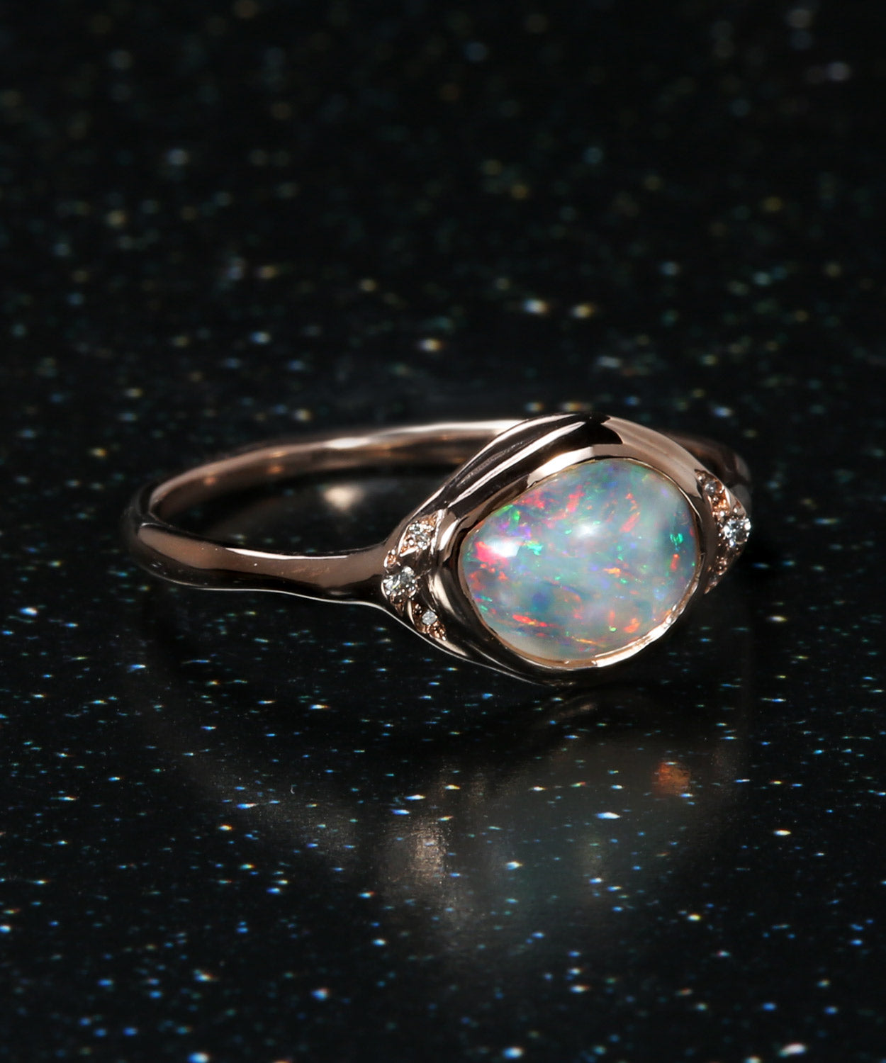Seeing Eye Galactic Sparkle Opal Ring