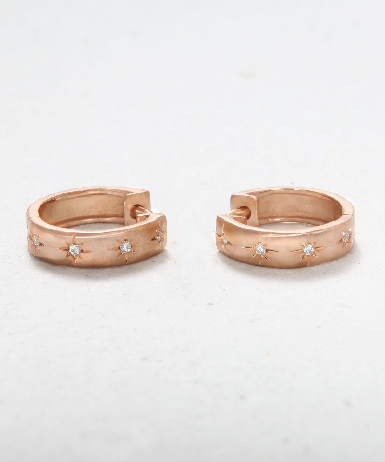 Star Hoop Earrings