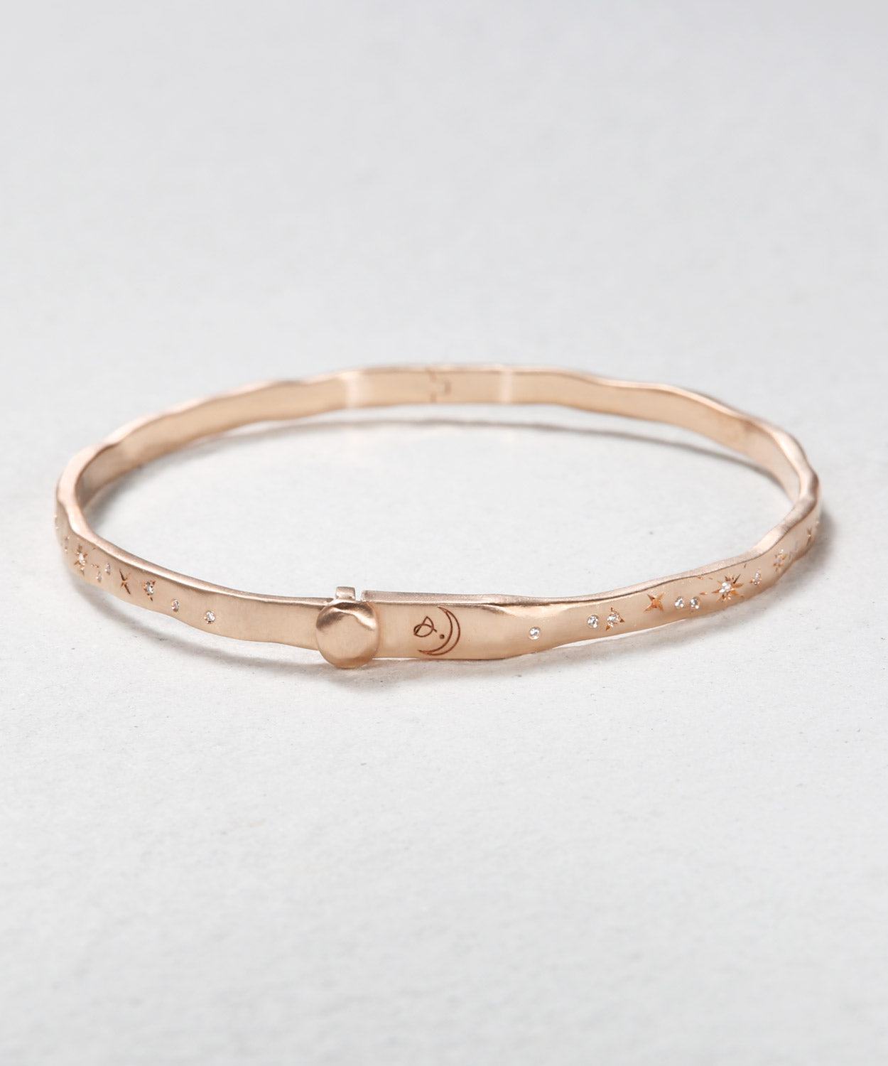 Thin Celestial Diamond Bangle