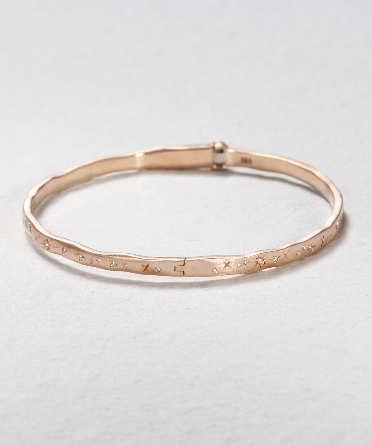 Thin Celestial Diamond Bangle