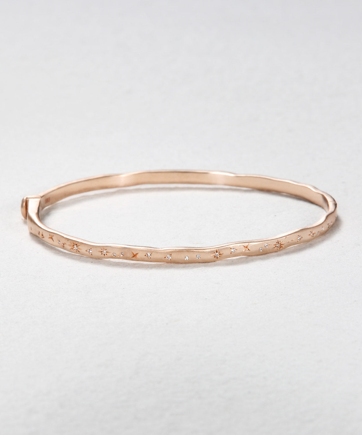 Thin Celestial Diamond Bangle