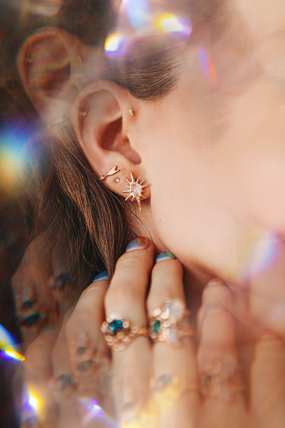 Happy Starburst Earring