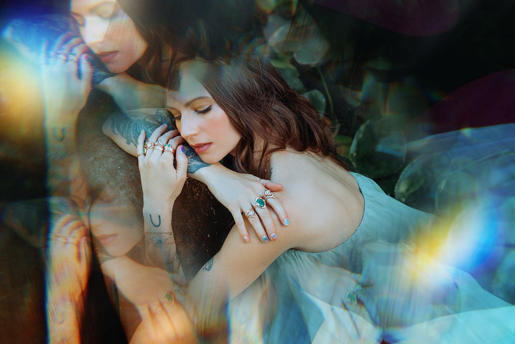 Galactic Emerald Ray of Light Band