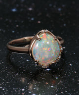 Aphenos Galactic Gem Flash Multicolor Opal Ring