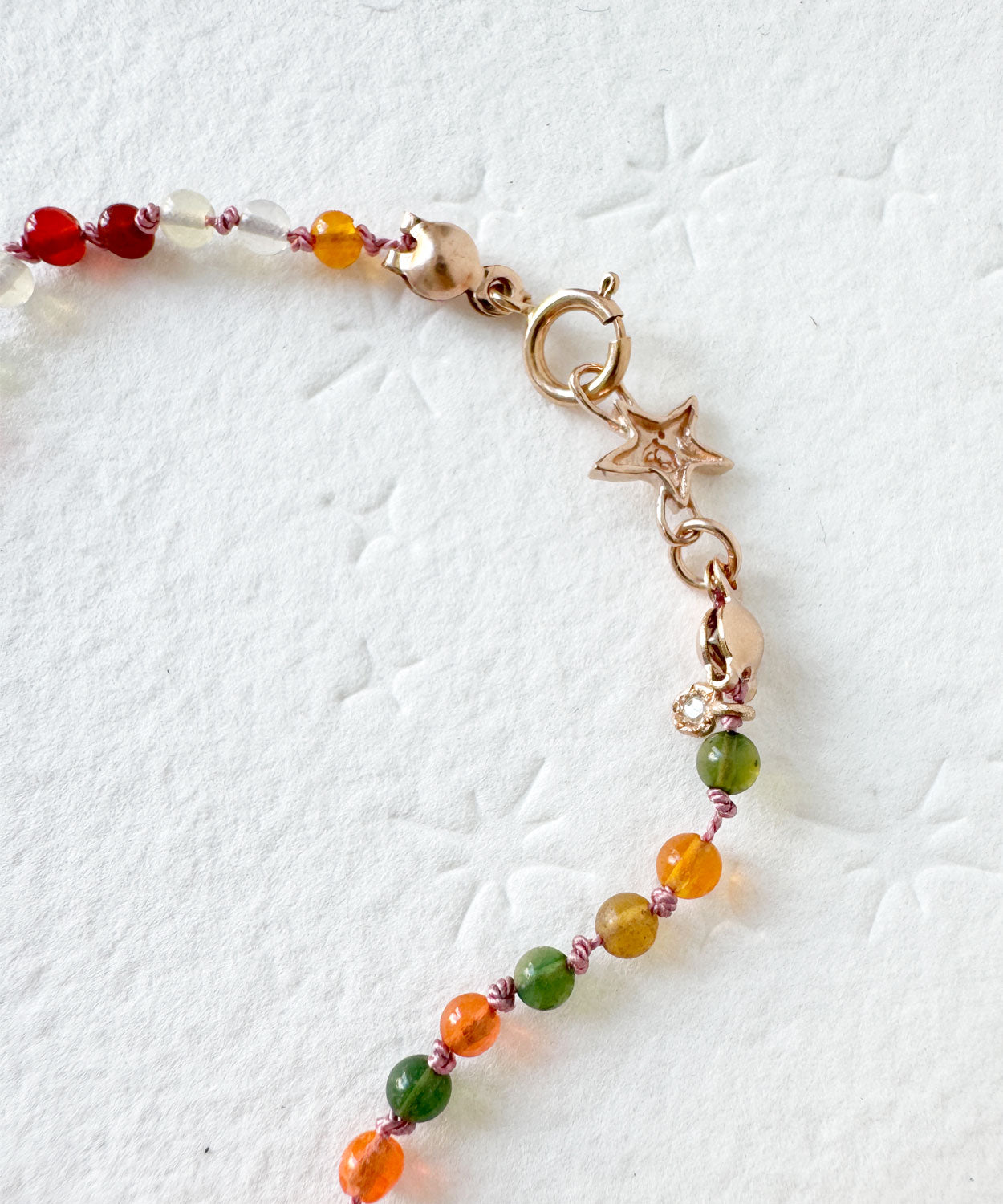 Disco Autumnal Ethiopian Opal Bead Bracelet