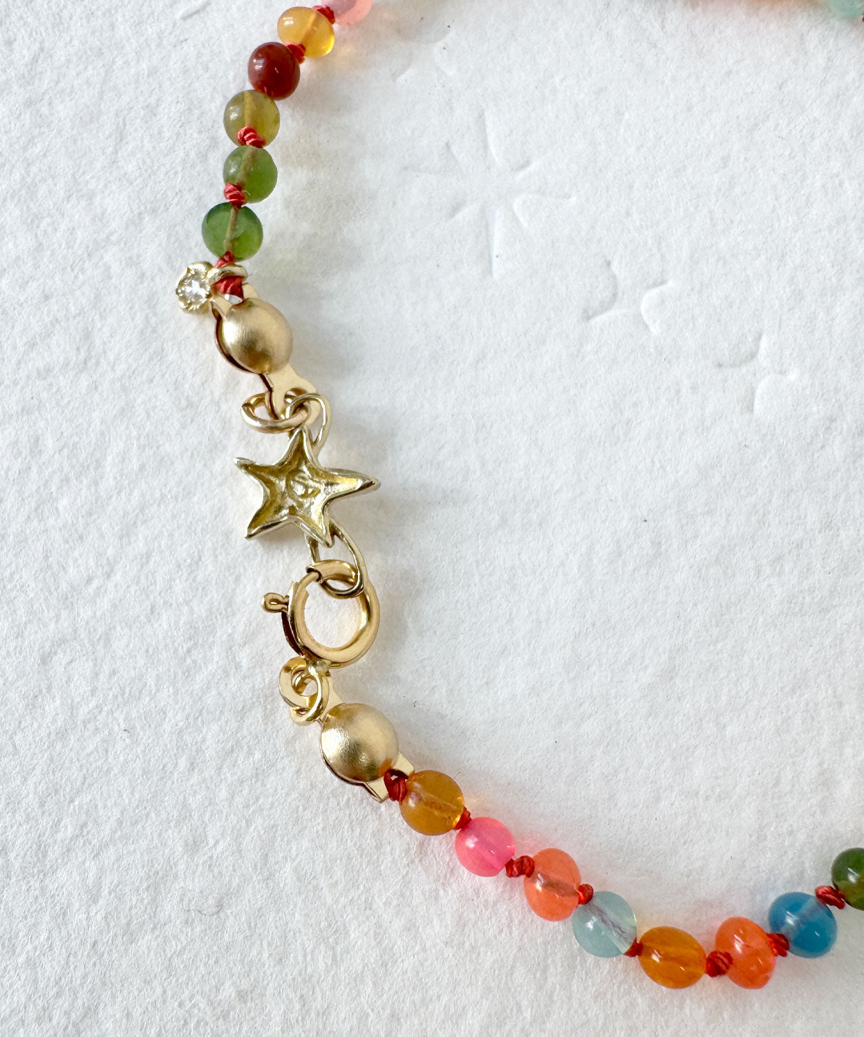 Disco Autumnal Ethiopian Opal Bead Bracelet