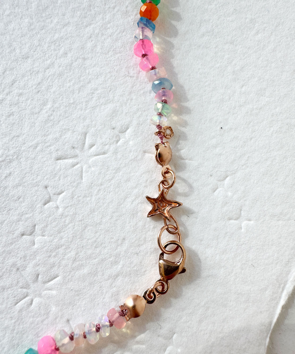 Disco Candy Ethiopian Opal Bead Necklace