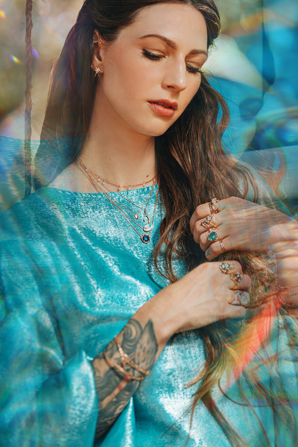 Wishbone of Light Necklace